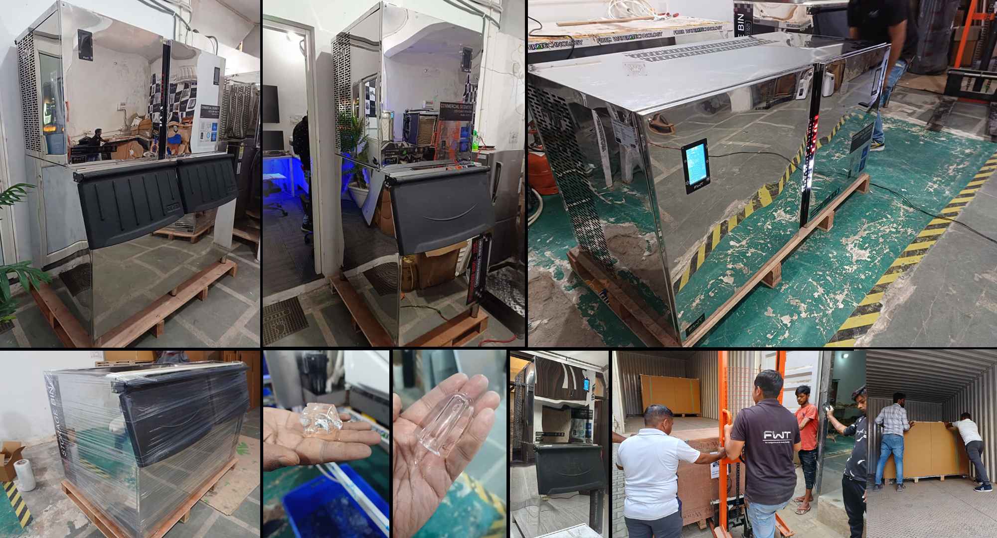 Fiber Water Technology DC95 Ice cube machine