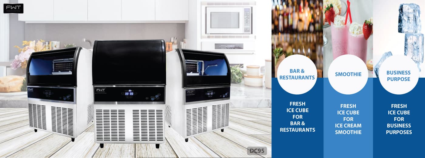 DC95 Ice Ccube Machine Fiber Water Technology